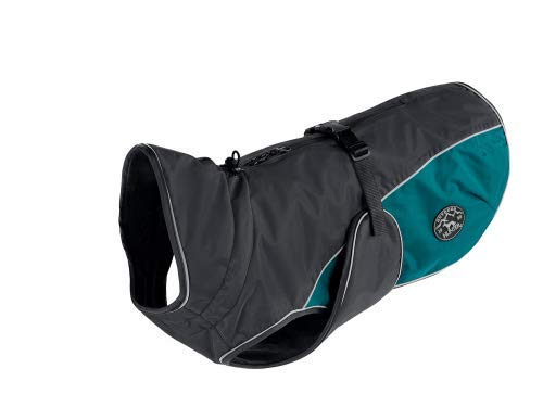 HUNTER Dog Coat Uppsala Cozy, 50 cm anthracite/teal, Medium
