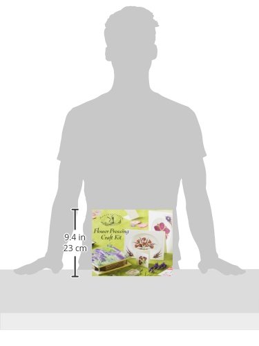 House of Crafts Flower Pressing, Single Craft Kit Set, Multicoloured, Includes Press, Keyring Fob, Cards, Envelopes, Bookmark - Image 2