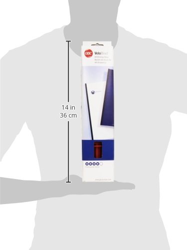 GBC VeloBind Binding Strips, 45 mm, 200 Pages, A4, Red, Pack of 25, 9741640 - Image 4