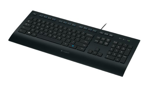 Logitech K280e Pro Wired Business Keyboard, QWERTY Scandinavian Layout - Black