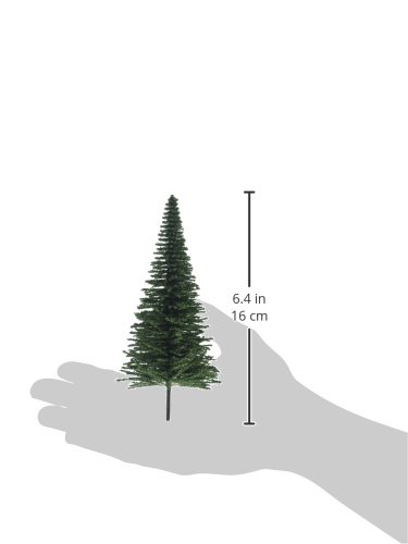 Noch 26930 Fir Trees with Planting Pin Model (10-Piece), Dunkelgruen, Small - Image 2