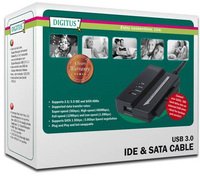 DIGITUS hard drive adapter cable, USB 3.0 to SATA2/IDE converter, for 2.5/3.5" SSDs/HDDs, 5 Gbit/s data transfer rate - Image 4