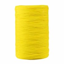Clairefontaine Synthetic Raffia, 13 mm x 100 m - Lemon Yellow