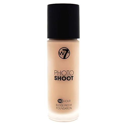W7 Photo Shoot 16 Hour Liquid Buff Foundation, 28 ml, Deep, 28 ml (Pack of 1)