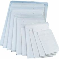 50 White Jiffy Airkraft Postal Bags Size 3 ( 220x320mm) Bubble-lined Peel and Seal