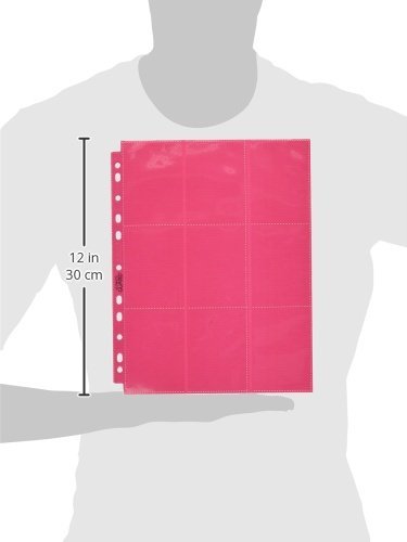 Ultimate Guard 18-Pocket Side Loading Pages (50-Pages, Red), Medium - Image 2