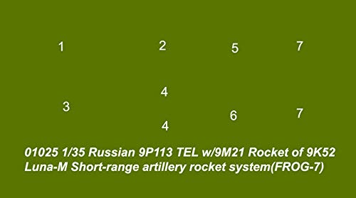 Trumpeter 001025 1/35 9P113 Tel W/9M21 Rocket on Frog-7, Game, Various, Various - Image 4