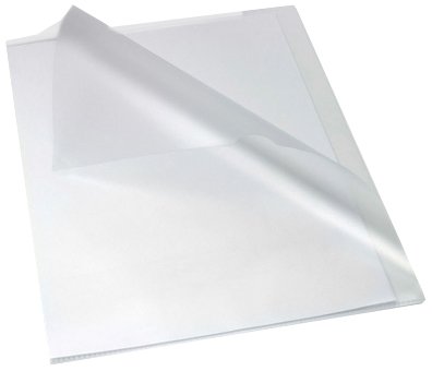 Rexel Nyrex Premium A4 Anti-Slip Document Folder, Clear Embossed, Extra Strong 130mic, Cut Flush, L-Folder, Pack 25, 2102211