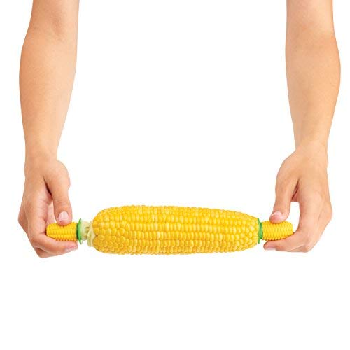 Kuhn Rikon 21400 8 Piece Corn Holder Set, Yellow/Green, Plastic, 1.5 x 2 x 17.5 cm - Image 3