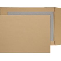 Blake Purely Packaging C4 324 x 229 x 50 mm Board Back Gusset Pocket Peel & Seal Envelopes (93935M) Manilla - Pack of 125