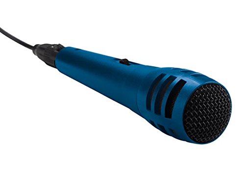 Velleman MIC11BL Dynamic Microphone, Blue, 75 x 185 x 60 cm