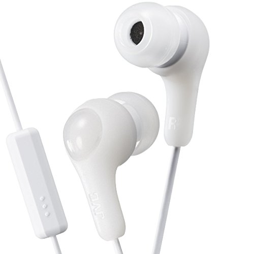 JVC HA-FX7M-W-E Gumy Plus In Ear Headphones Earphones with Bass Boost