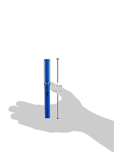LAMY AL-star oceanblue, Fountain Pen with ergonomic grip & polished steel nib in size F, lightweight aluminum body - Image 3