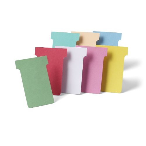 Nobo T-Cards A110 Light Blue Size 3 (Pack of 100), blue (light)