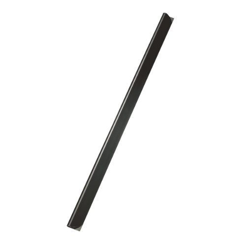 Esselte Pvc 3Mm Clr Slide Binder Pk50, black, 90 pages