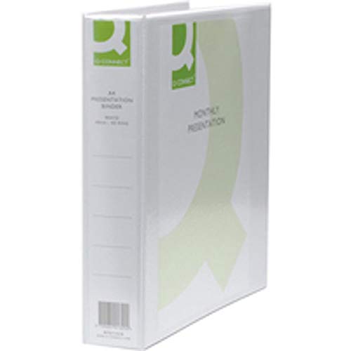 Q-Connect KF01329Q Presentation 40mm 4D Ring Binder A4 White (Pack of 6), 40 mm - Image 2