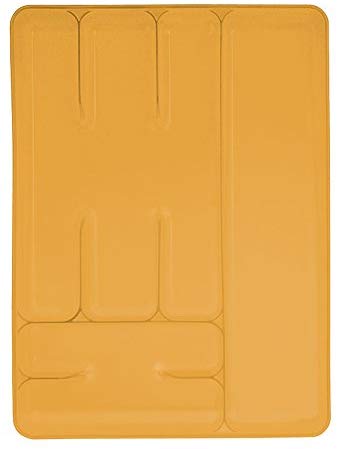 Excèlsa 6 Compartments Orange Cutlery Tray