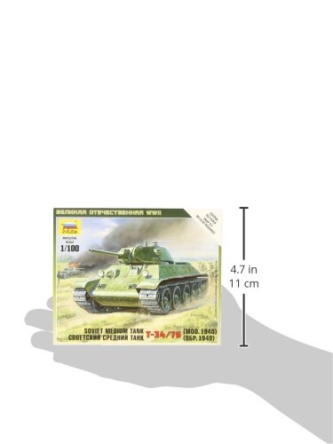 Zvezda 1/100 t-34, Multicoloured, Small - Image 2