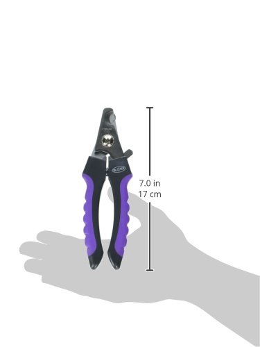Buster Nail Clippers, Large, Black & Purple - Image 2