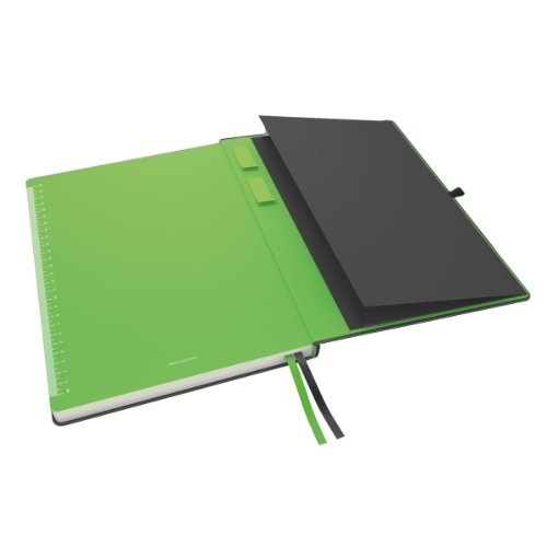Leitz Complete Notebook A5 Lined, 160 Pages, 80 Sheets, Hardcover, 100 g/m² Paper FSC Certified, Fastener, Bookmark, Pen Loop - Image 4