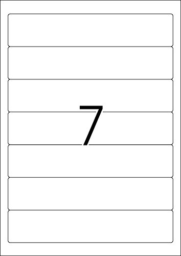 HERMA Self Adhesive Removable Spine Labels, 7 Labels per A4 Sheet, 100 Sheets, 192 x 38 mm, 700 Labels - Image 2