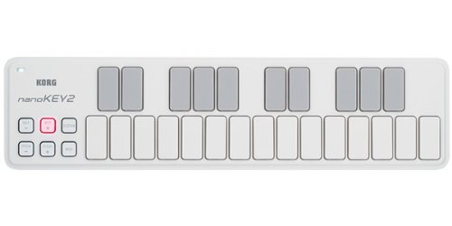 Korg - nanoKEY2 - USB MIDI Keyboard - 25 Key - White, 25-Key - Image 4