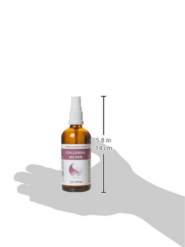 Nature's Greatest Secret Premium Quality Antibacterial 20ppm Colloidal Silver Spray 100ml, Clear, 100 ml (Pack of 1) - Image 4