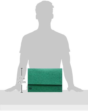 Exacompta, Ref 5253Z, Europa, Pocket Wallet, 356 x 242mm, Half Flap Front for Security 300 Micron Premium Pressboard - Image 3
