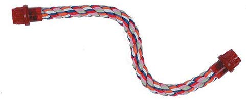 Happy Pet Cotton Rope Perch Bird Toy Strong Climbing Durable Fun Interactive Hanging Exercise Playing Cage Accessory for Parrots Cockatiels 30” - Image 2