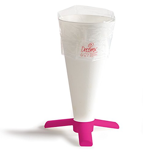 DECORA 9271045 Piping Bag Holder H22,5cm diameter 103mm, White, 23.3 x 15 x 13.7 cm