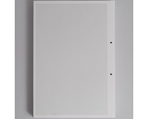 RHINO A4 Loose Leaf Graph Paper, 500 Sheets / 1000 Page, 20mm Graph Ruling, Hole Punched, School & Office Stationery Supplies - Image 3