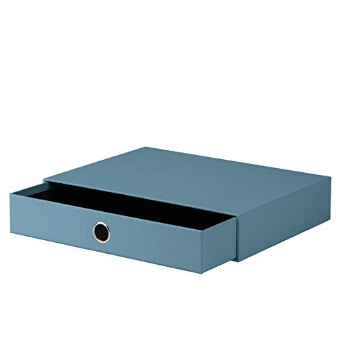 Rössler Papier 1524452150 - S.O.H.O. Ladebox voor DIN A4, met grijpgat, denim, 343 x 250 x 65 mm, 1 stuk, DIN A4, 1 Fach - Image 2