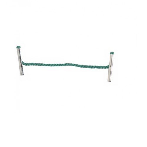Whitecroft Essentials 27171/10 51 mm Metal Ended Treasury Tag - Green (Pack of 100), 51mm