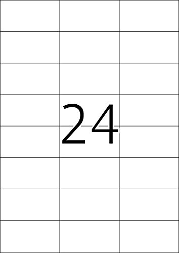 HERMA Self Adhesive Clear Film Labels, 24 Labels per A4 Sheet, 25 Sheets, 70 x 37 mm, 600 Labels - Image 2