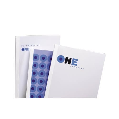 GBC Standard Thermal Binding Covers, 6 mm, 50 Sheet Capacity, A4, White, Pack of 100, IB370045 - Image 3