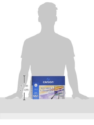 Guarro Canson 822647 A4 370 g Notepad of 10 Pages, white, 23 x 32.5 cm - Image 2