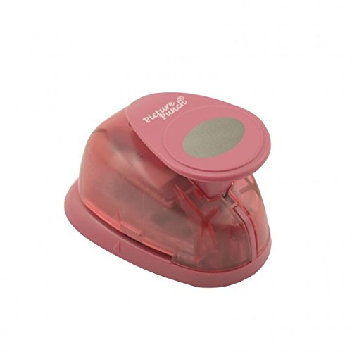 Vaessen Creative Craft Paper Punch - Oval - 1,8 x 2,5 cm - Circle Cutter for Crafting and Card Making, Multi-Colour