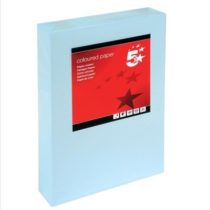 5 Star Colored Card Multifunctional 160gsm A4 Light Blue [250 Sheets]