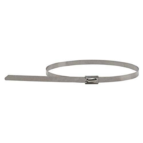 KS Tools 115.1593 Stainless steel ball-lock cable ties, 4,6x350mm, Silber - Image 2