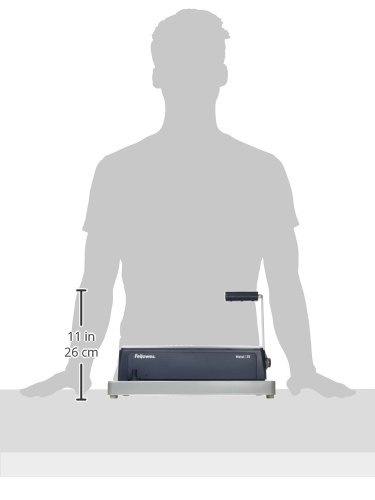 Fellowes Metal 25 Metal Comb, Manual, Colour White, único - Image 3