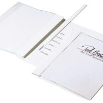 Durable Duraplus De Luxe 258902 Clear View Presentation Folder A4 - White (Pack of 25)