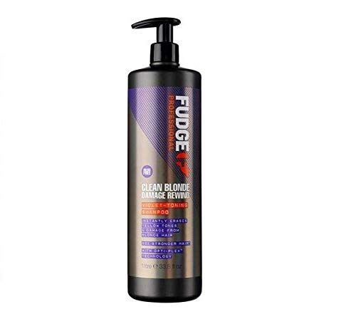 Fudge Professional Clean Blonde Damage Rewind Shampoo, Bulk Size