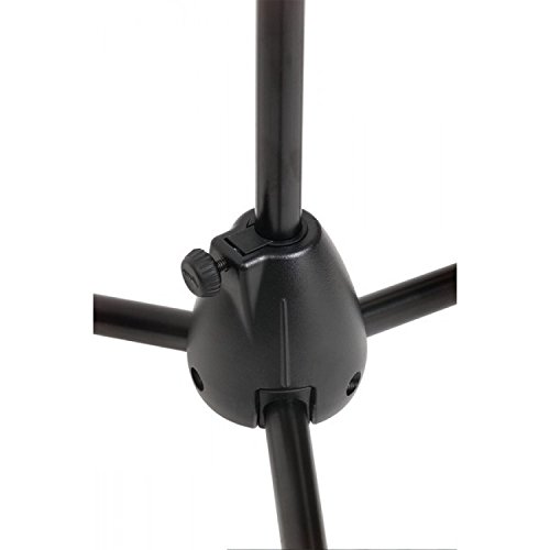 Microphone Stand with Boom, Tripod Base in Cast Aluminium A Print, Black - Image 2