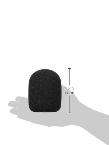 Rdiameter DE WS2 Pop Filter Wind Shield, black, 1 inch - Image 3