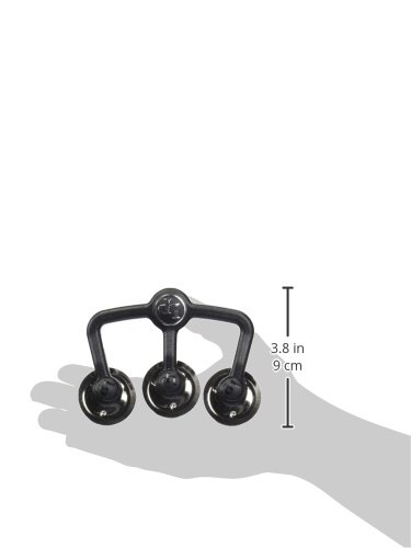 LP Latin Percussion Sound Enhancer RAW Series Jingle, 3 vernickelte Stahlschellenpaare, montierbar, LP1621, Glockenspiel - Image 2