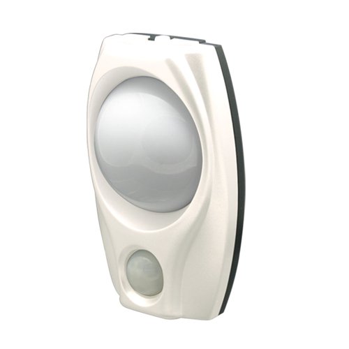 Masterplug Soft Glow Motion Detector LED Night Light, 9.5 x 6 x 4 cm Orange