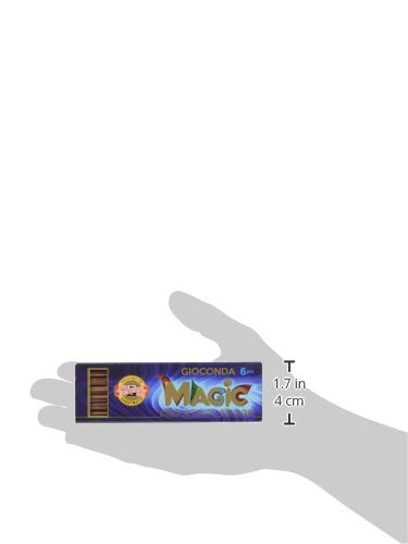 KOH-I-NOOR Magic Coloured Leads for 5.6mm Diameter 120mm Mechanical Pencil, multicoloured, 1 count (Pack of 6) - Image 3