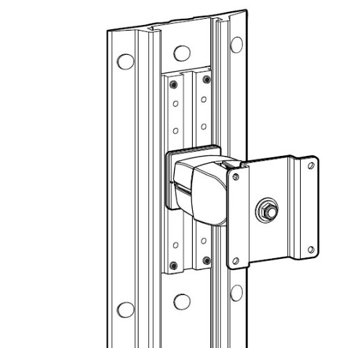 Ergotron 97-091 Track Mount Bracket Kit for Arms - (TV & Audio > AV Mounting Kits), Aluminium - Image 2