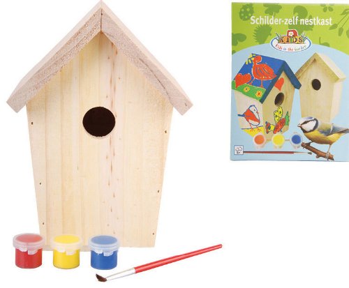 Esschert Fallen Fruits DIY Nesting Box with Paint, KG145, Natural - Image 2