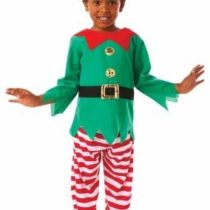 amscan 995058 Child Kids Little Christmas Elf Santas Little Helper Fancy Dress Costume Set (6-8 Years)